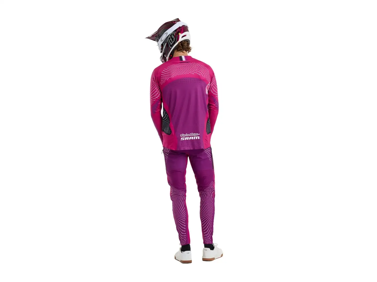 Troy Lee Designs x SRAM Sprint men's pants Radioscape Fuchsia