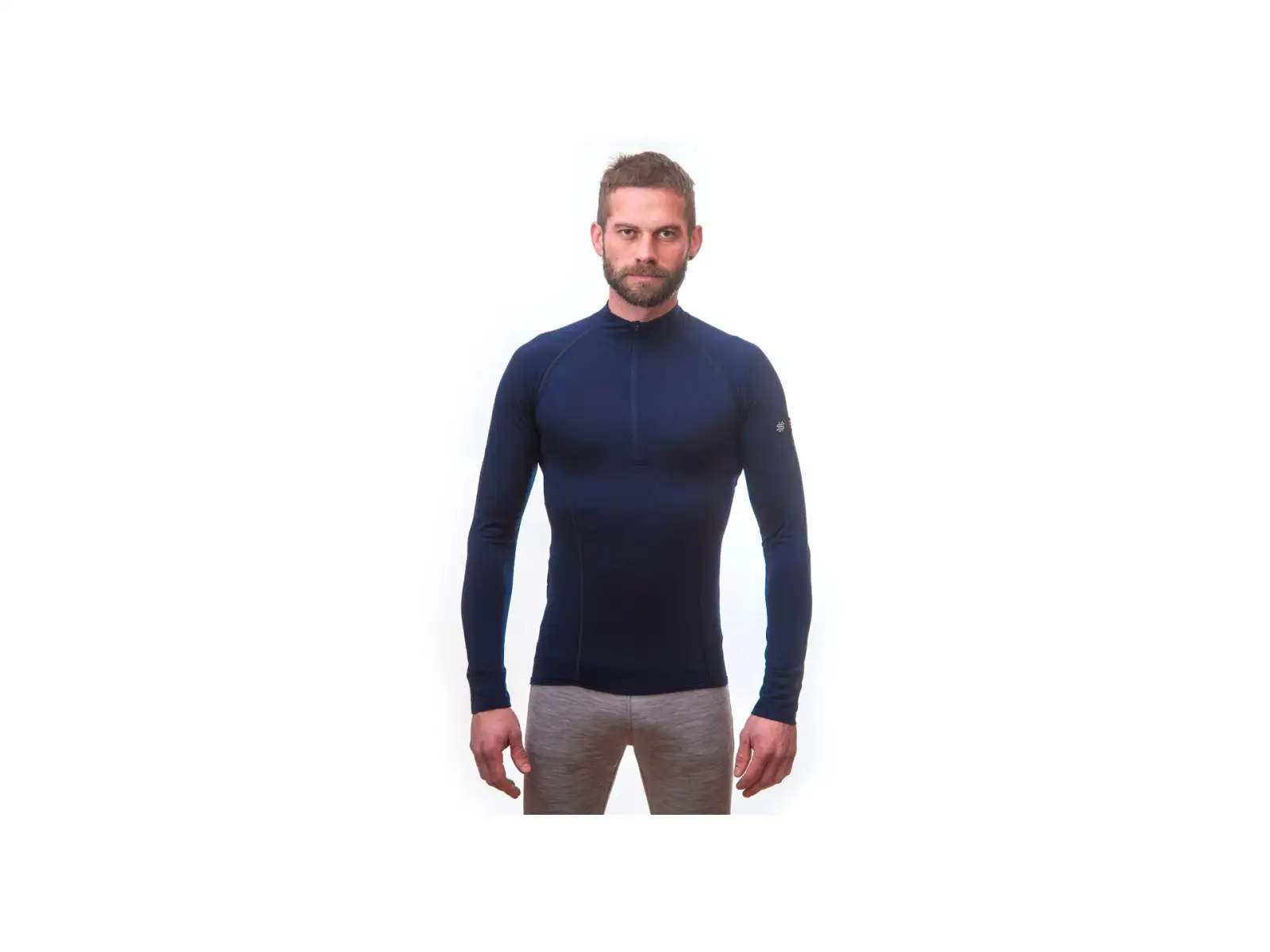 Sensor Merino Active men's long sleeve shirt Deep Blue