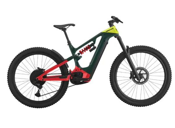Cannondale Moterra Neo Carbon LT 1 full-suspension e-bike Gunmetal Green