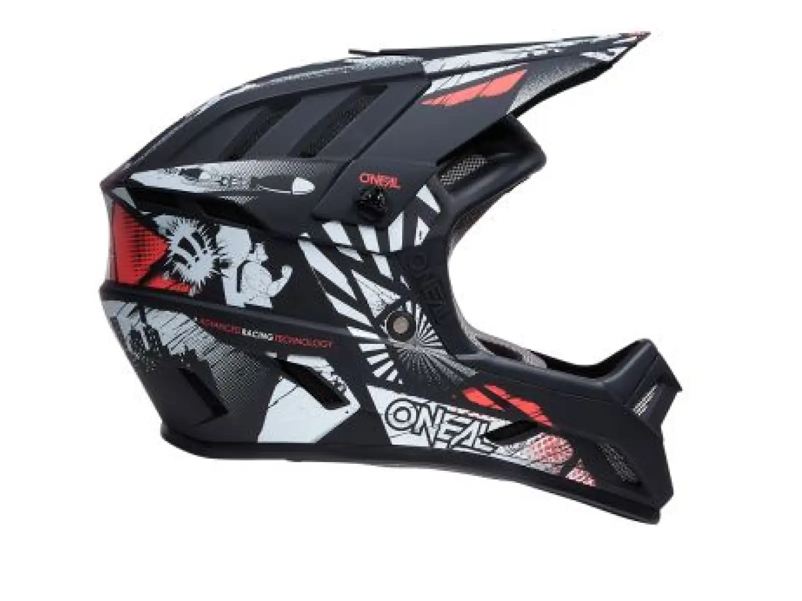 ONeal Backflip BOOM Helmet Black/White Size 2.0 M