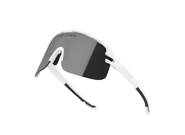 Force Epic cycling glasses white/black mirrored lens
