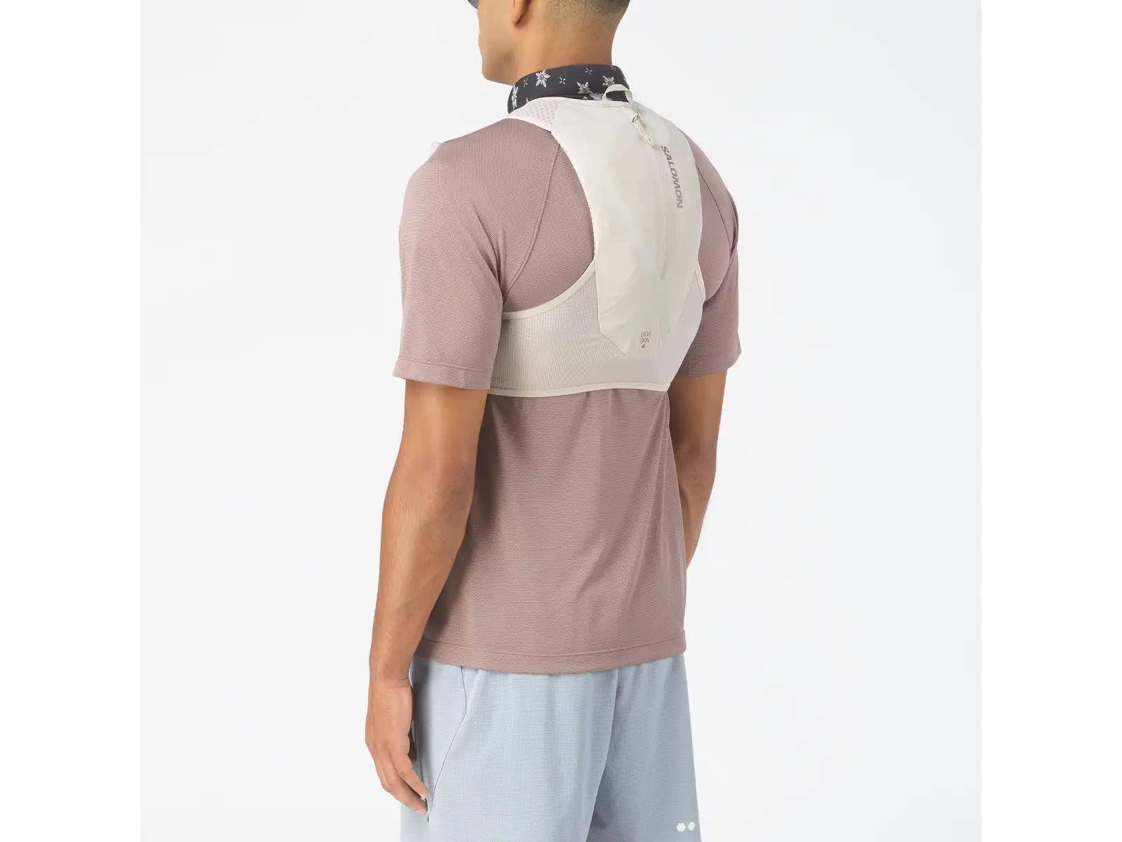 Salomon GRVL SKIN 4 SET running vest Silver Cloud/Iron