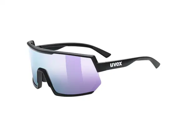 Uvex Sportstyle 235 glasses Black Matt/Mirror Lavender