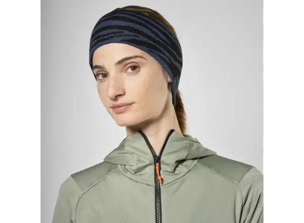 Salewa Sella Alpine Merino Crevasse headband Dark Denim