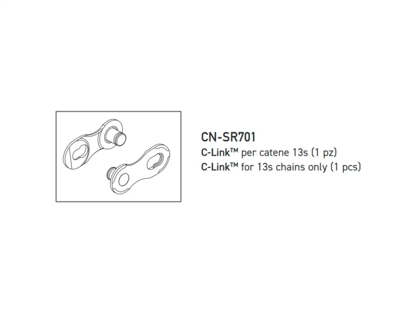 Campagnolo Ekar C-Link 13 sp. chain connector