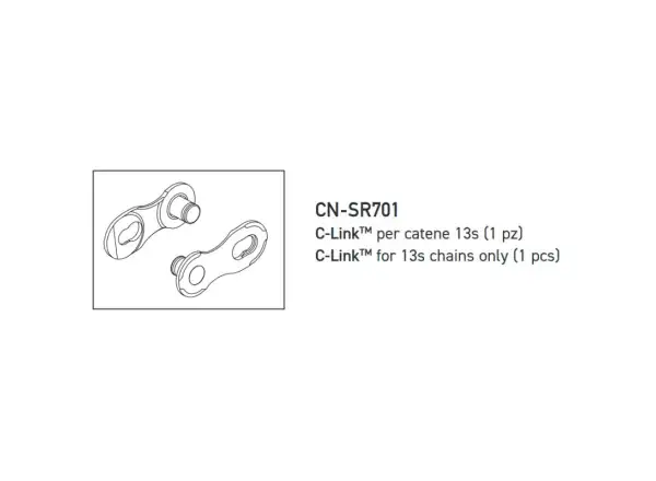 Campagnolo Ekar C-Link 13 sp. chain connector
