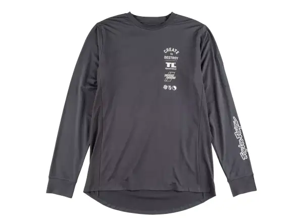 Troy Lee Designs Ruckus Ride Tee men's jersey long sleeve Destroy Carbon