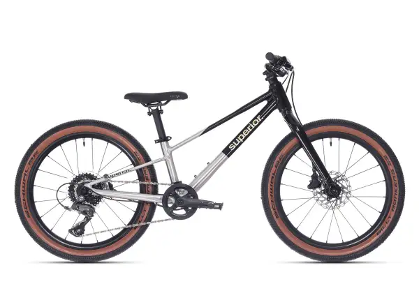 Superior TEAM 20 bike Gloss Brushed Alu / Rainbow Black 9.0"