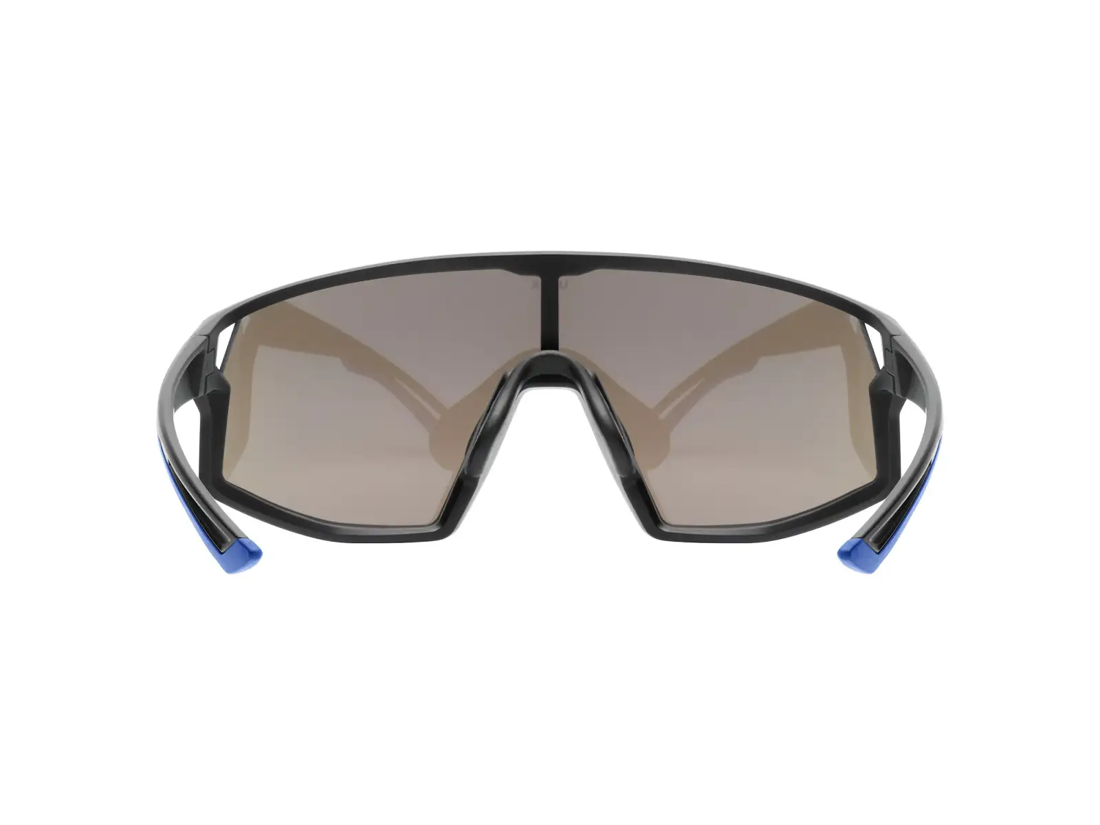 Uvex Skyryse sunglasses Black Matt/Mirror Blue