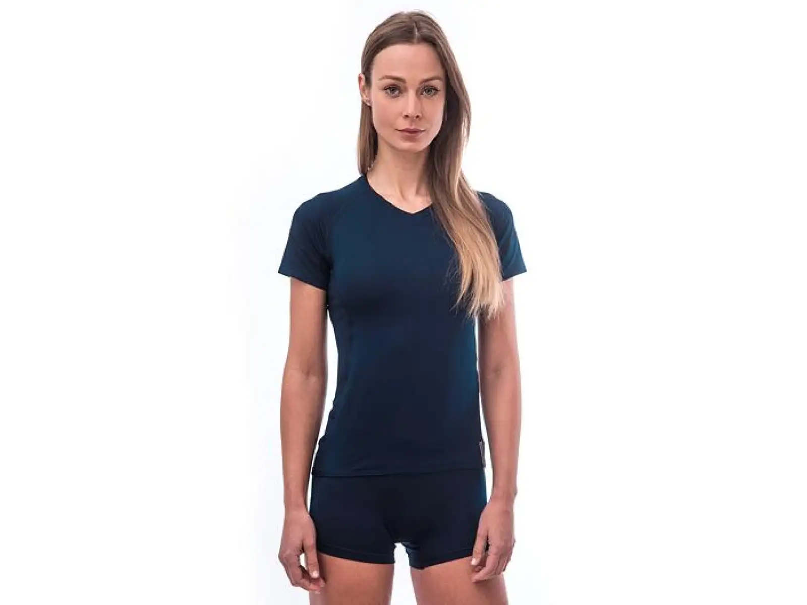 Sensor Coolmax Tech women's T-shirt short sleeve Deep Blue