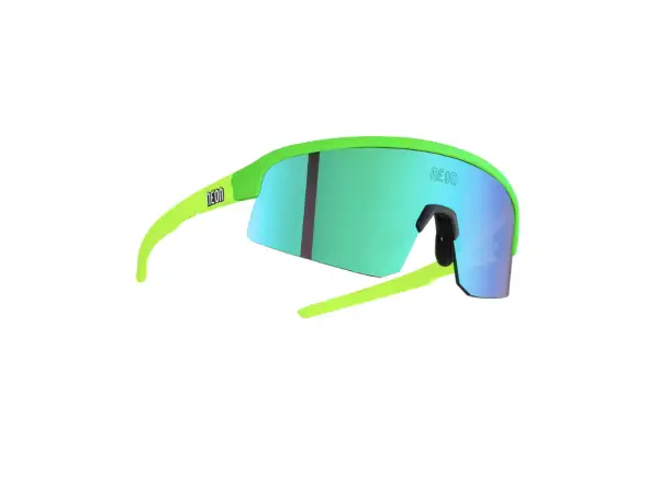 Neon Viper kids sunglasses Green Yellow/Mirror Green