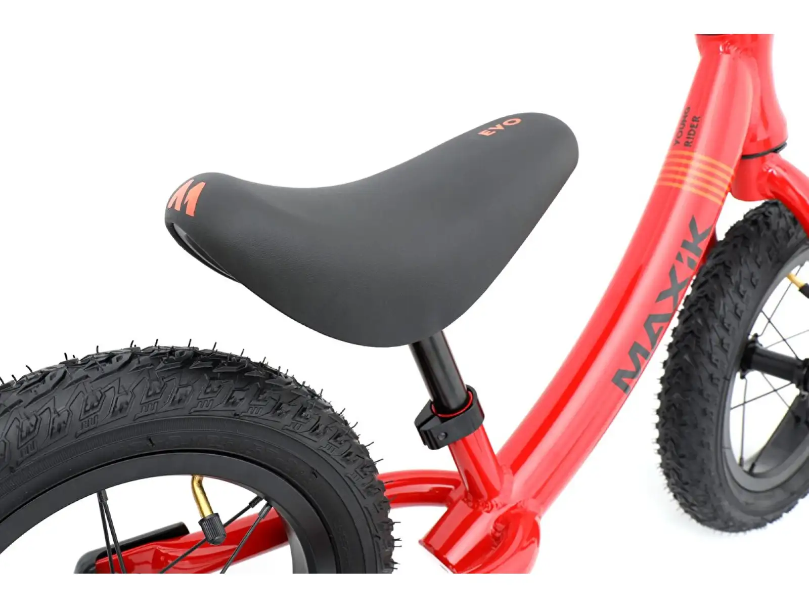 MAXÍK Evo Lite red/orange children's balance bike