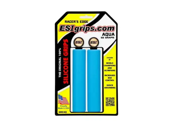 ESI Racere s Edge grips Aqua