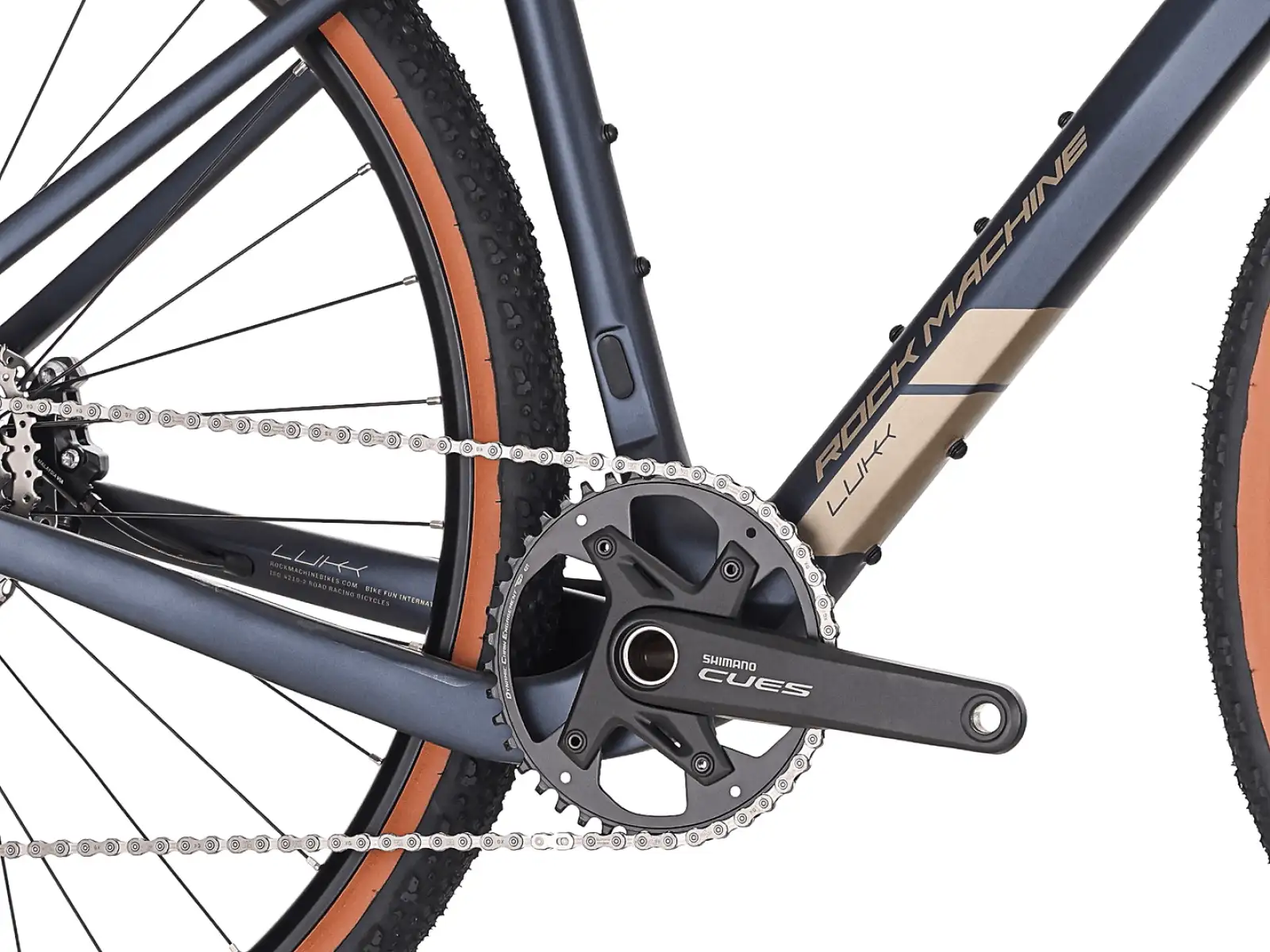 Rock Machine Lukk Cr 30 gravel bike Matte Deep Ocean Blue