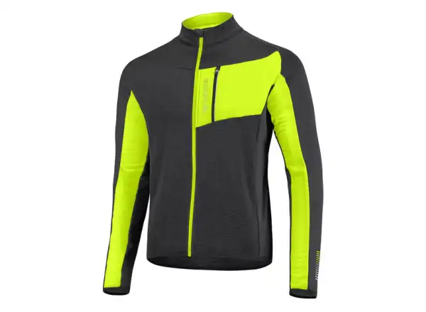 Etape Core men's jersey long sleeve black/yellow fluo