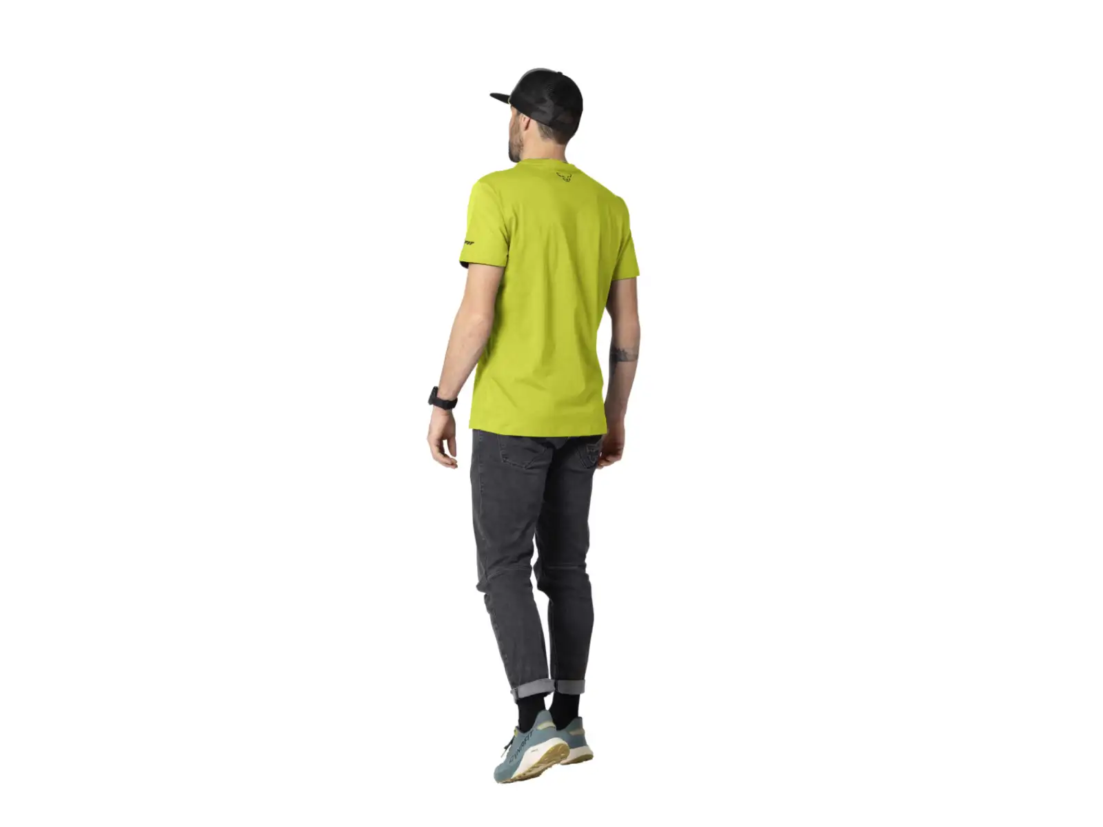 Dynafit Graphic Cotton men's T-shirt short sleeve Golden Lime