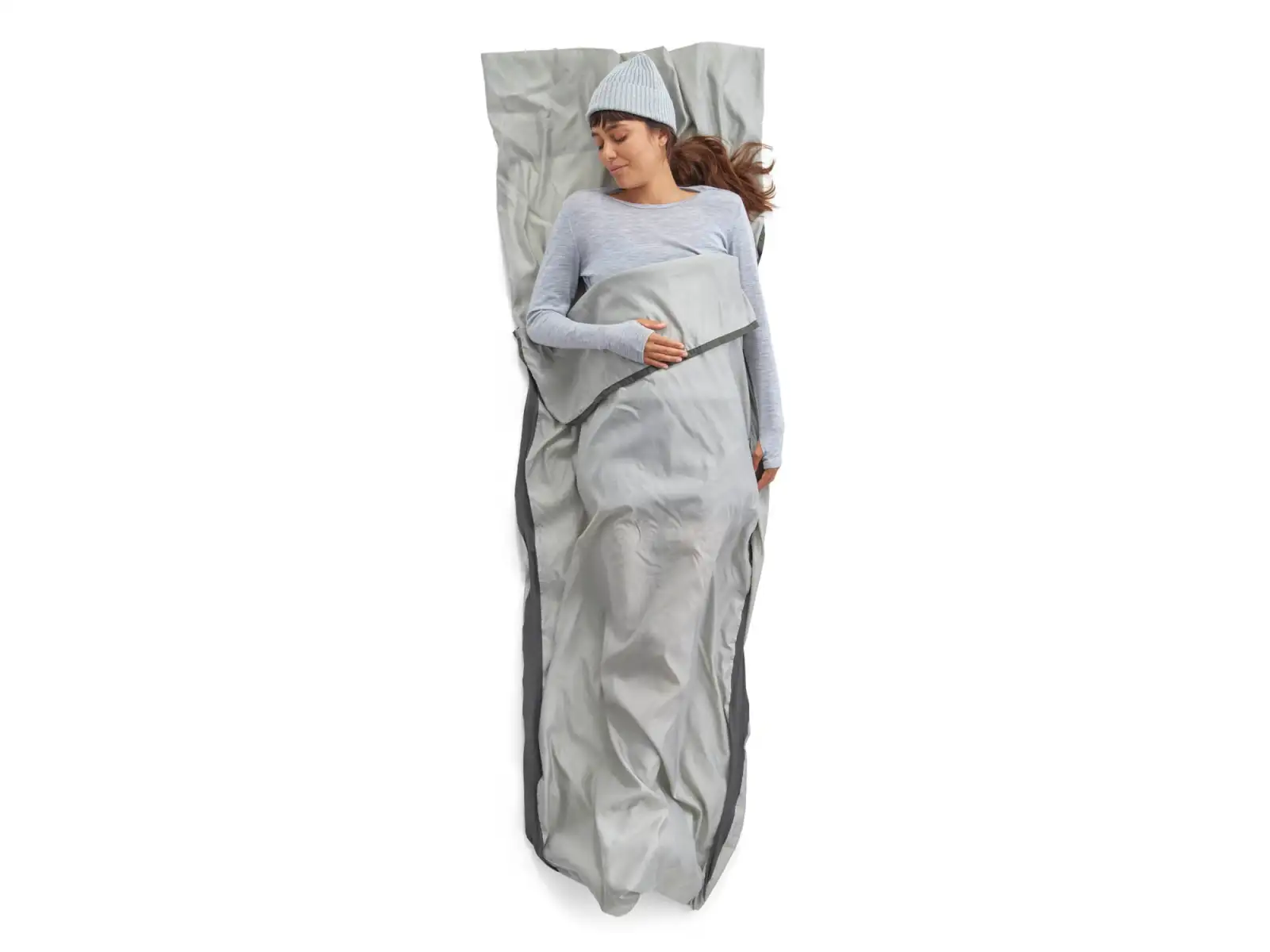 Sea To Summit Silk Blend sleeping bag liner with pillow Standard Moonstruck