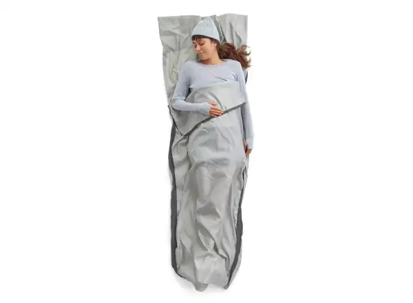 Sea To Summit Silk Blend sleeping bag liner with pillow Standard Moonstruck