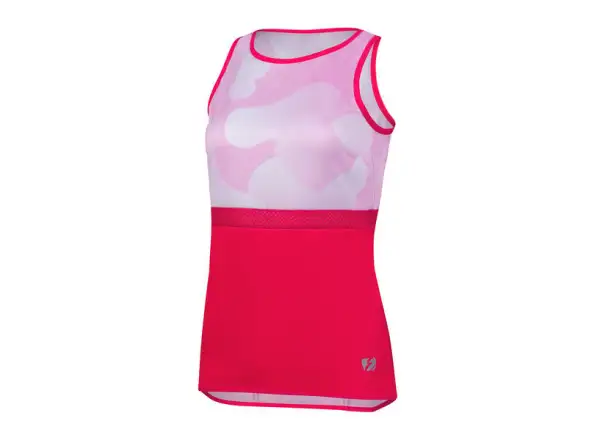 Etape Summer women's sleeveless jersey white/pink