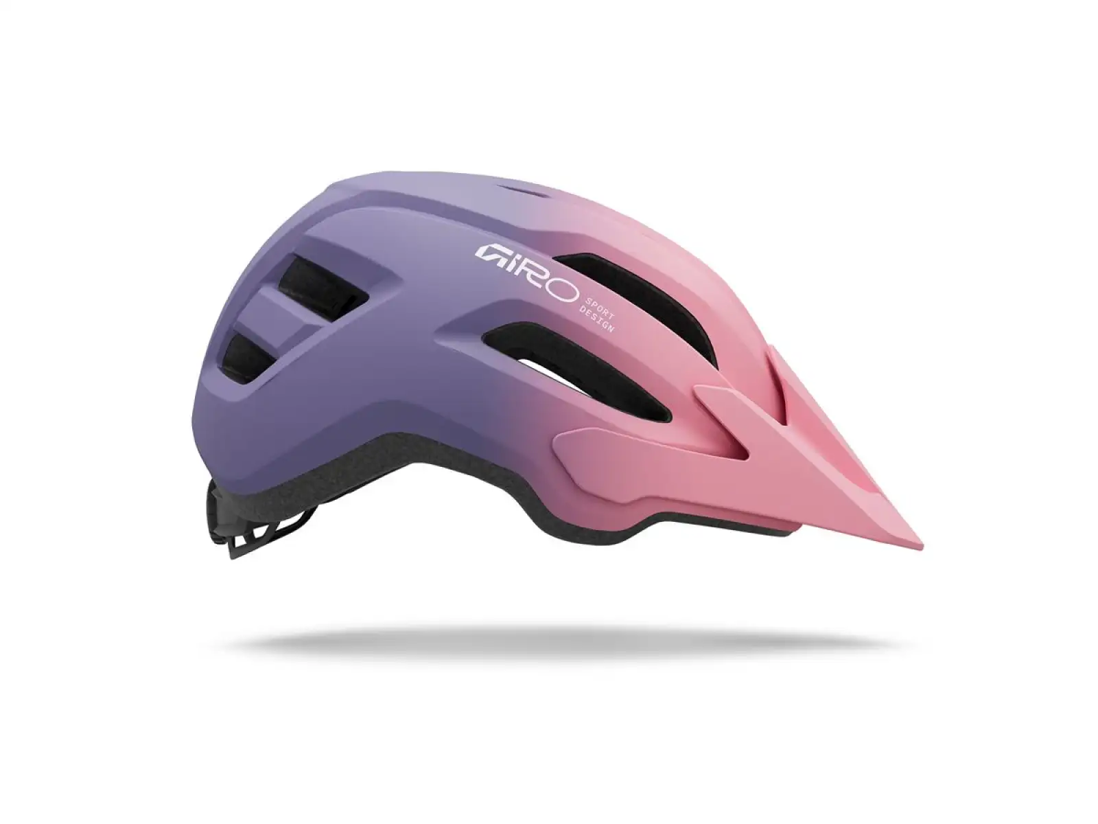 Giro Fixture II MIPS Youth children's helmet Mat Light Pink/Purple Fade