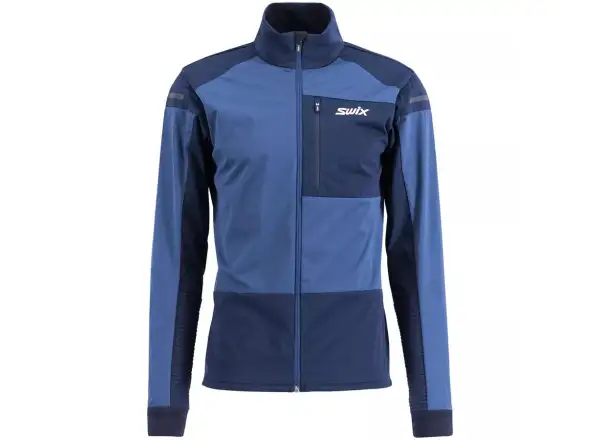 Swix Dynamic men's jacket Lake Blue/Dark Navy