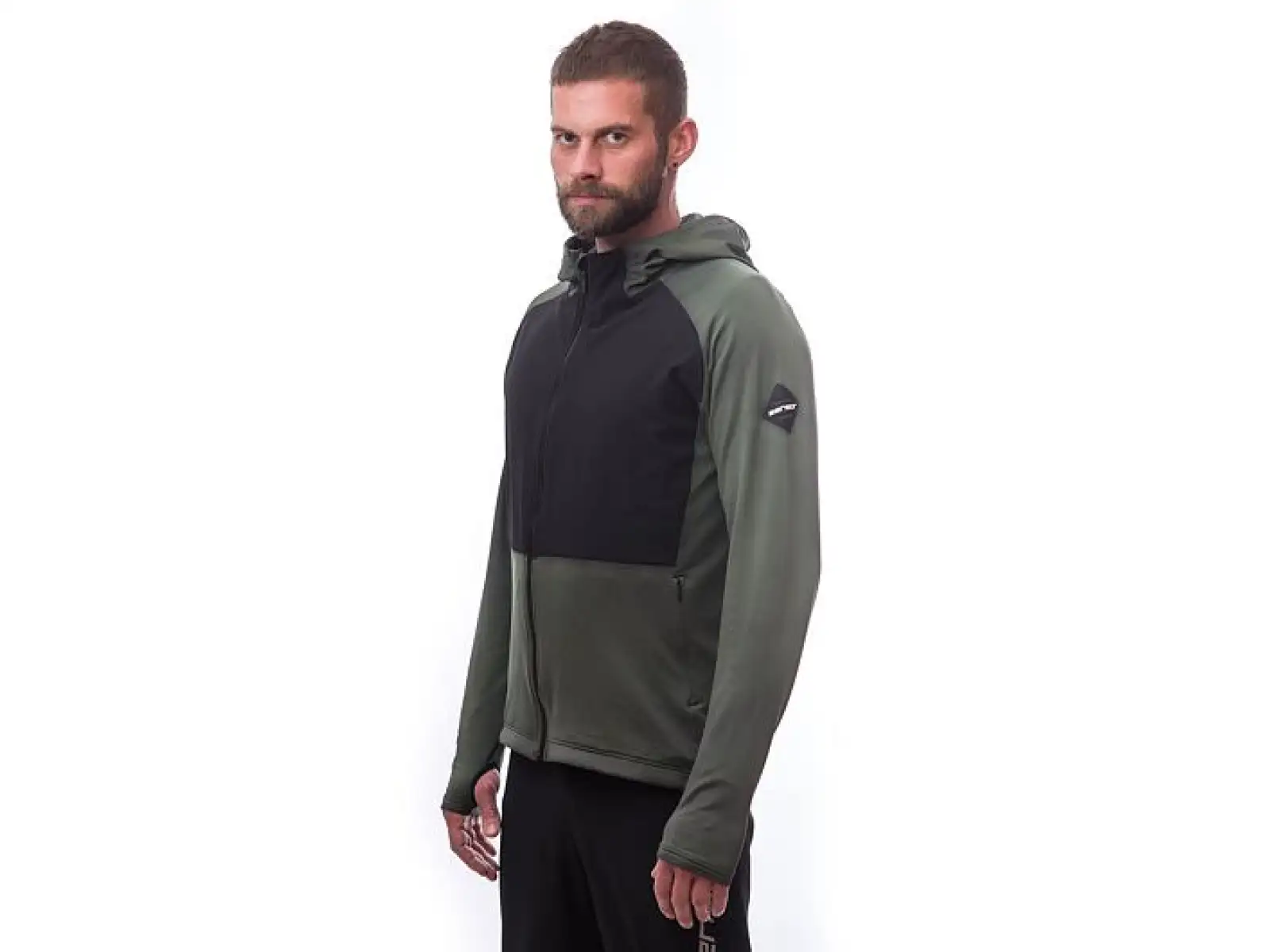 Sensor Coolmax Thermo men's jacket Olive Green/black