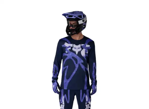 Fox Flexair men's long sleeve jersey Diffuse Special Edition Blueberry