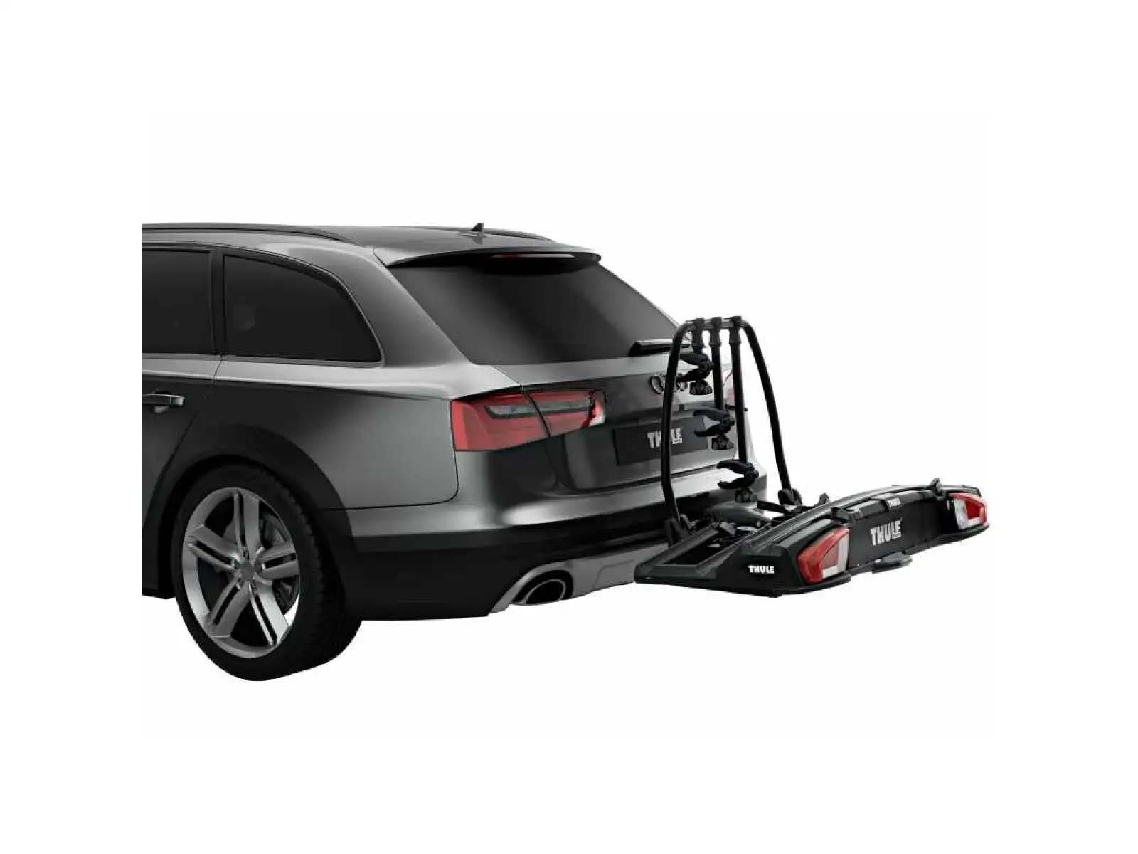 Thule VeloSpace XT carrier on tow bar for 3-4 bikes