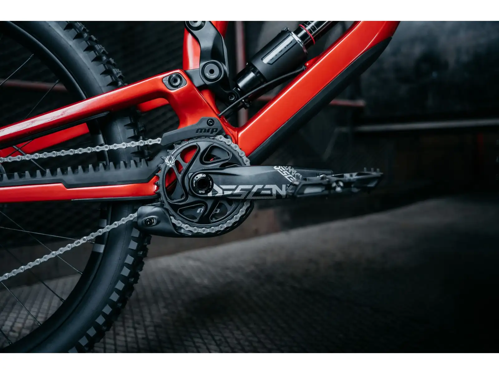 Nukeproof Dissent Carbon Pro 297 GX DH7 downhill bike Red