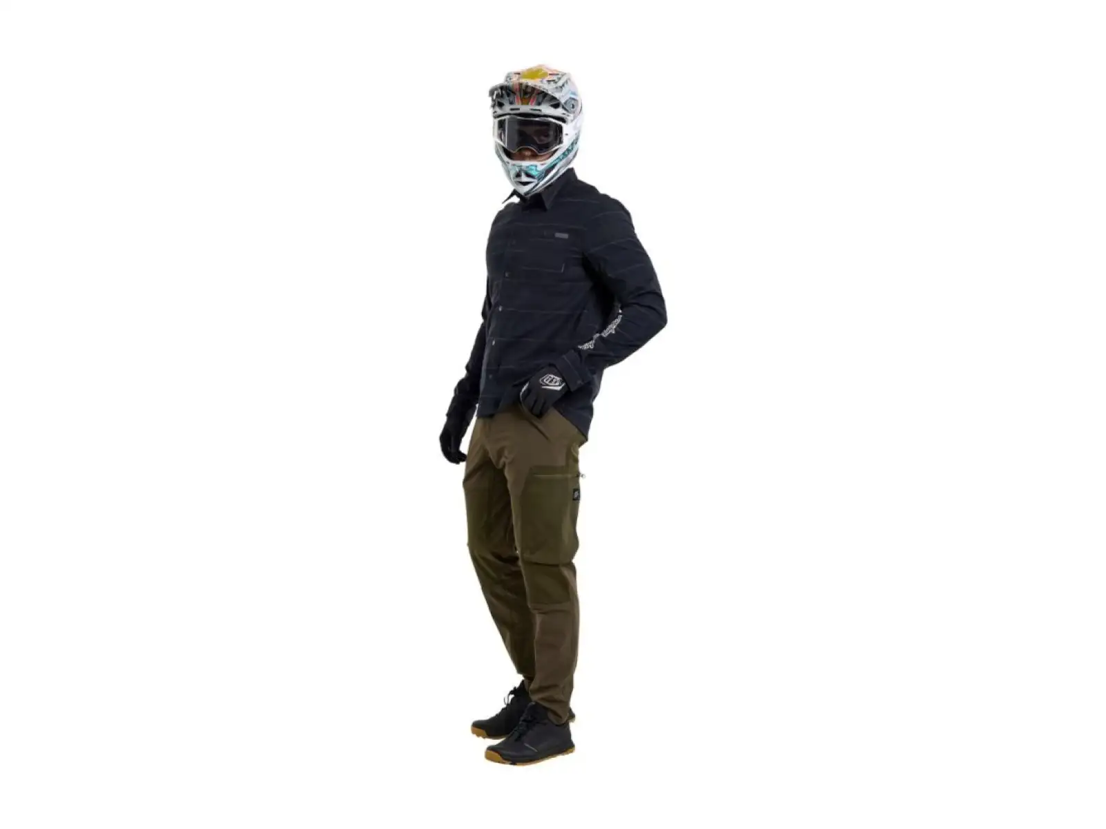 Troy Lee Designs Grind Flannel men's shirt Plaid Carbon
