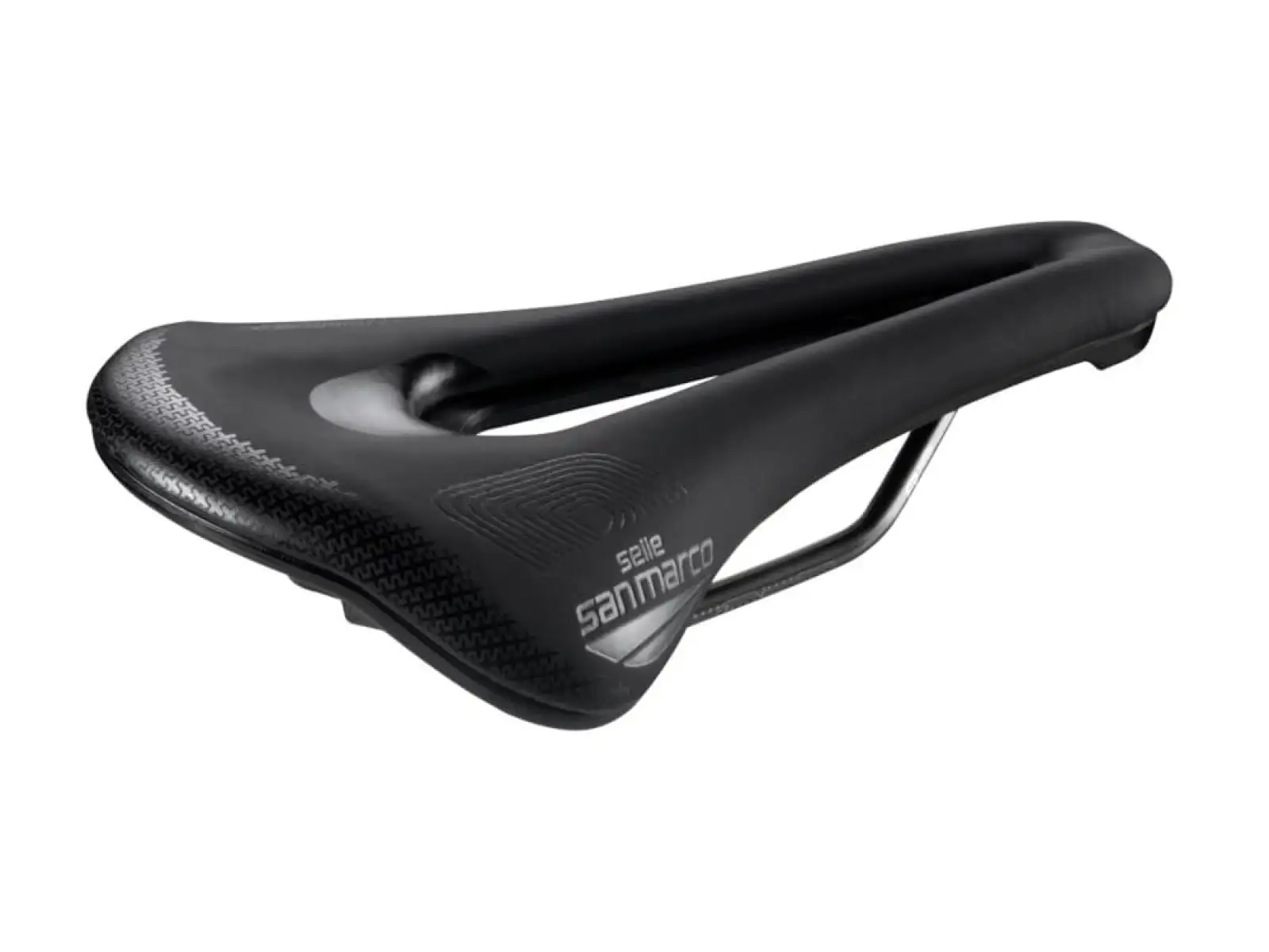 Selle San Marco Shortfit 2.0 Supercomfort Open-Fit Racing Narrow saddle Black