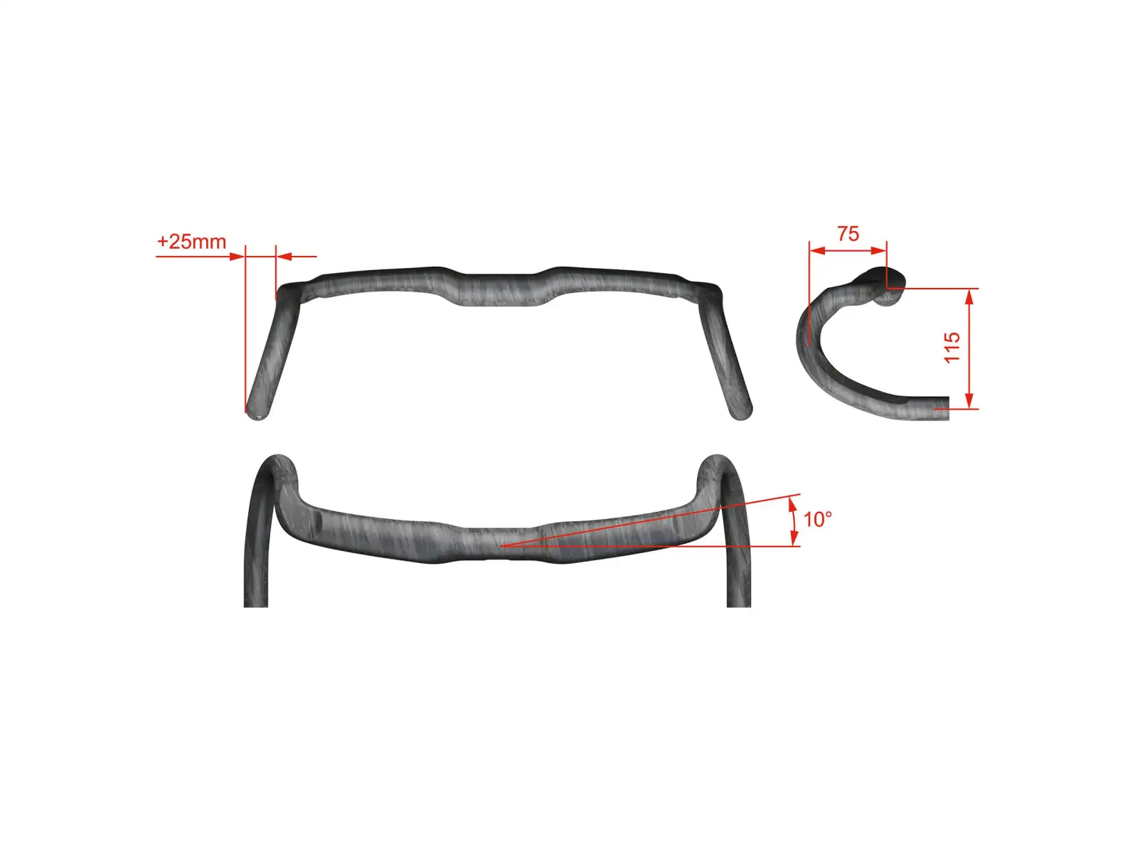 FSA K-WING AGX Carbon Compact road handlebars