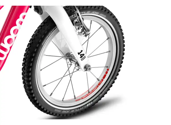 Woom GO 1 Plus children's balance bike 14" Hot Pink