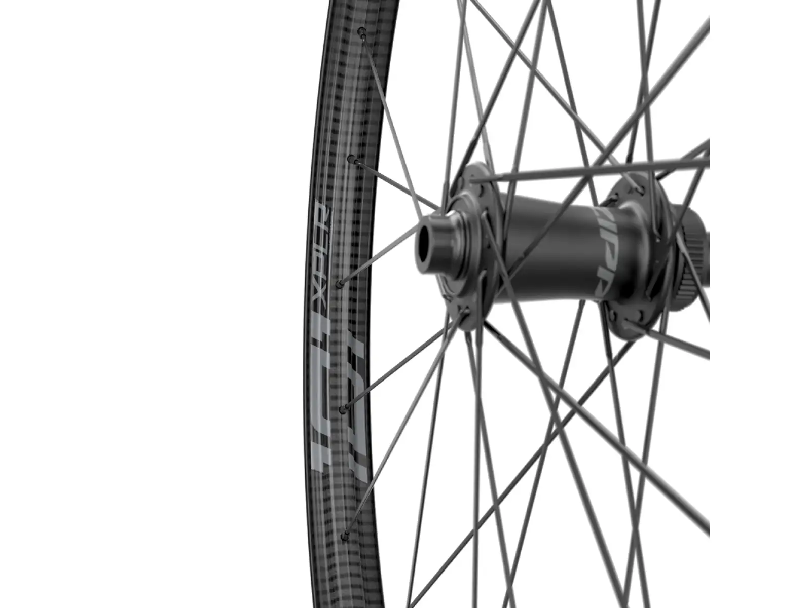 Zipp 101 XPLR Carbon Disc Tubeless CenterLock 12x100 mm front wheel black