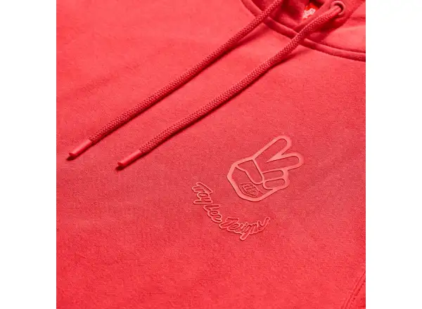 Troy Lee Designs Peace Out men's hoodie Scarlet
