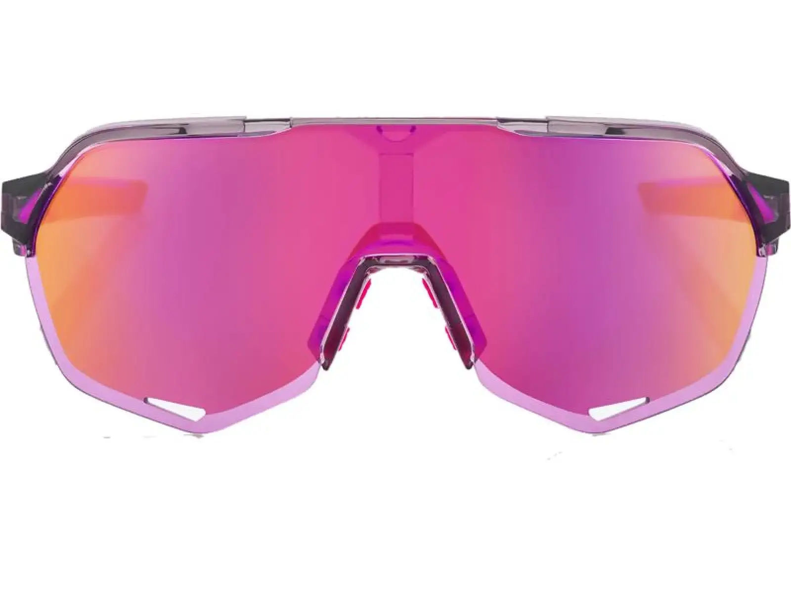 100% S2 Tokyo Night Glasses Polished Translucent Grey/Purple