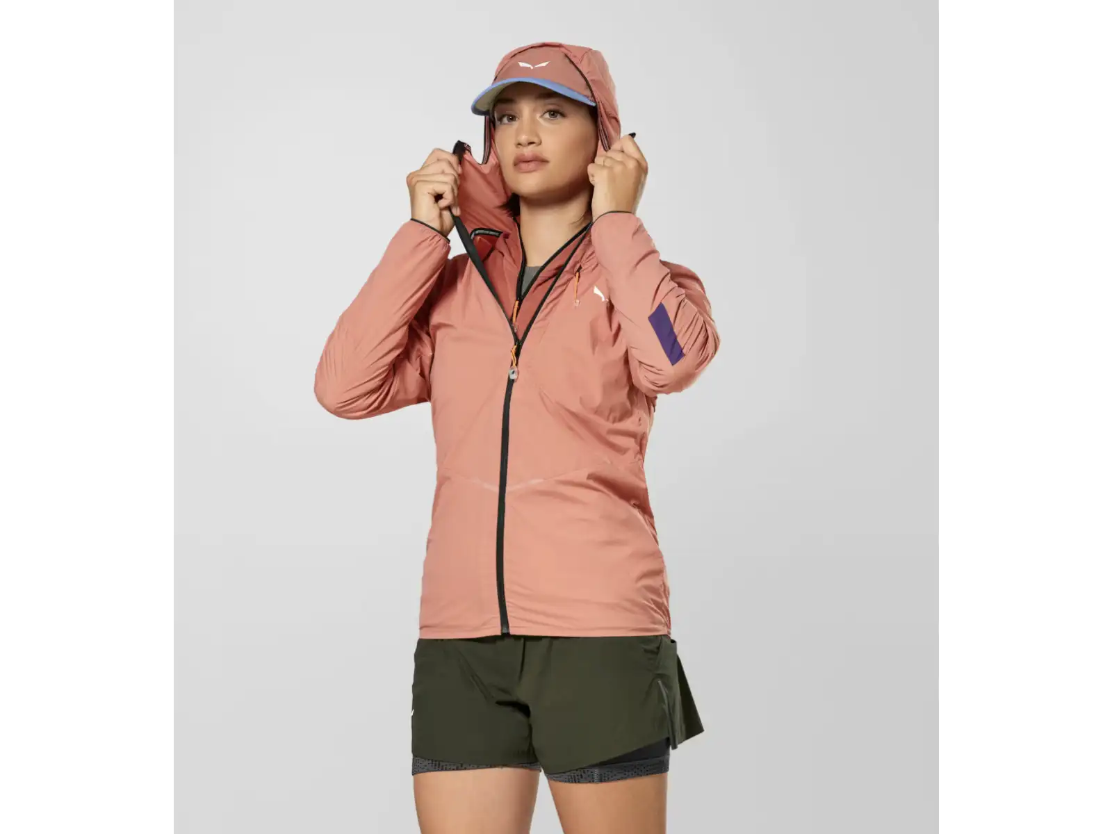 Salewa Pedroc Wind Light women's jacket Desert Pink