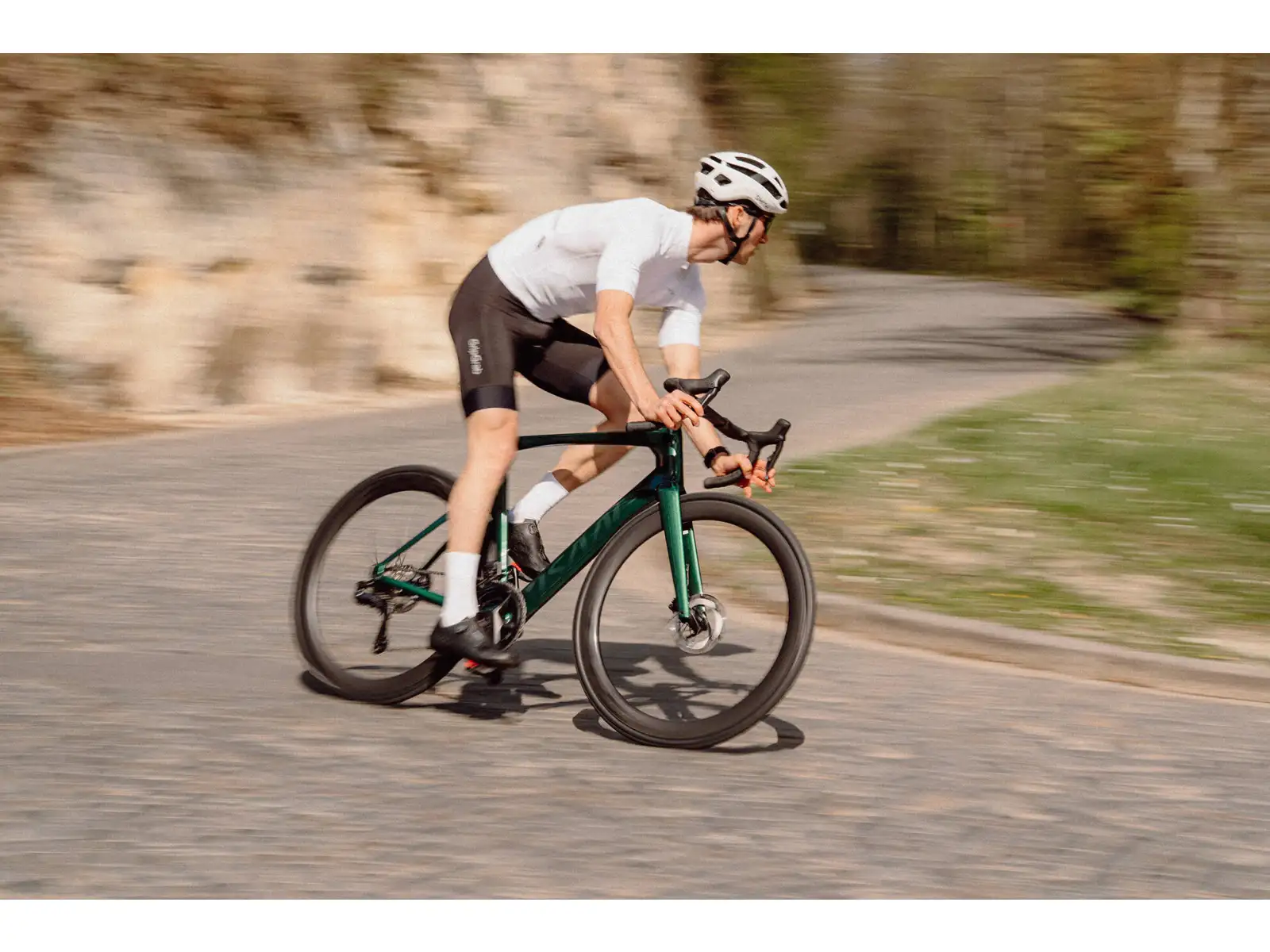 Isaac Meson Ultegra Di2 road bike Jade Green