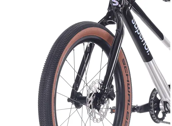 Superior TEAM 20 bike Gloss Brushed Alu / Rainbow Black 9.0"