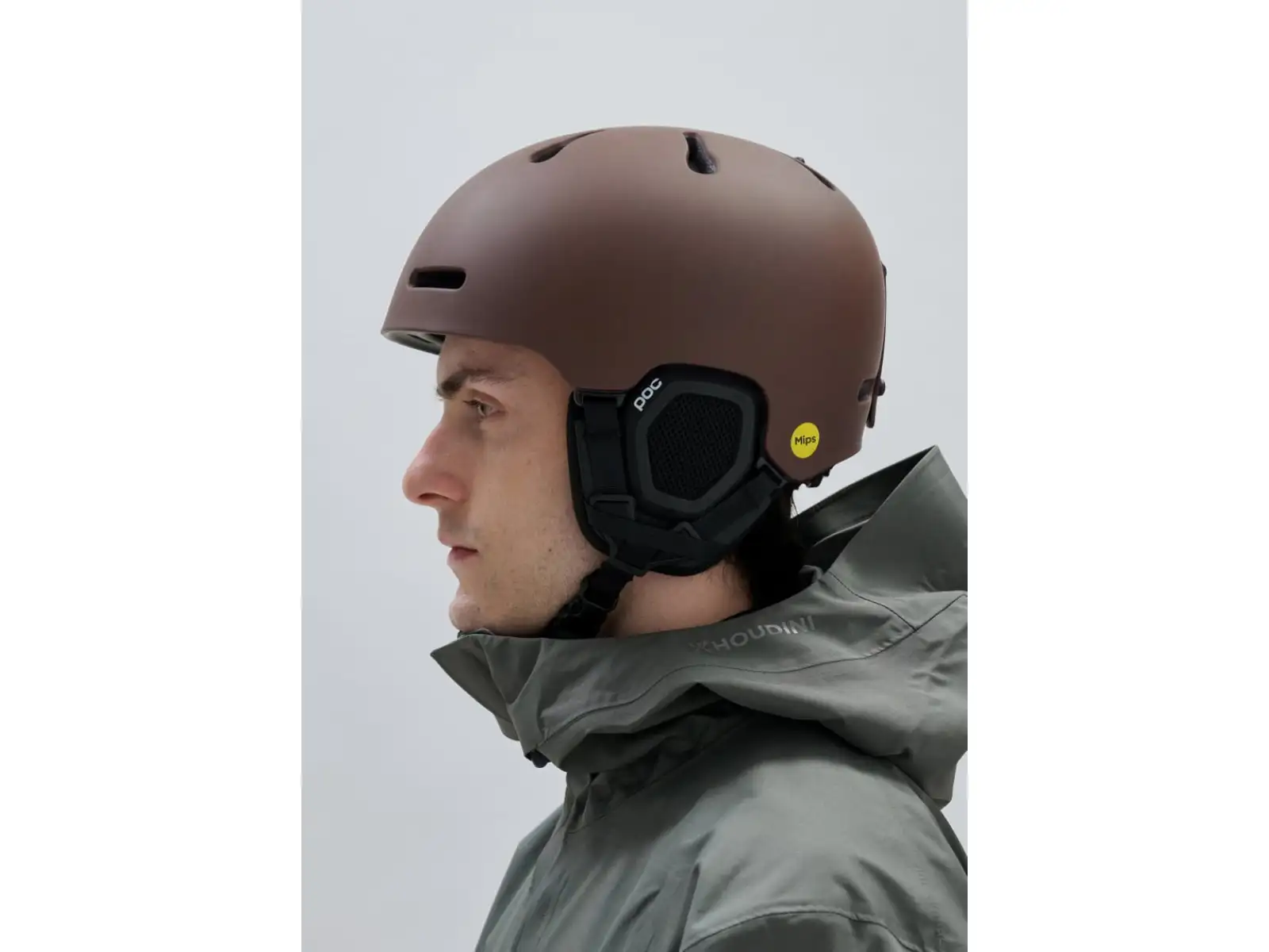POC Fornix MIPS ski helmet Bronzite Brown Matt