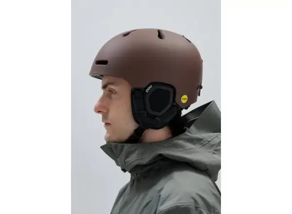 POC Fornix MIPS ski helmet Bronzite Brown Matt