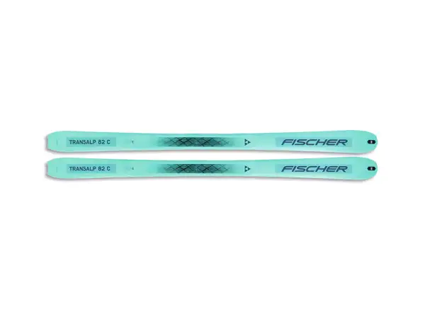 Fischer TRANSALP 82 CARBON touring skis 22/23 light blue