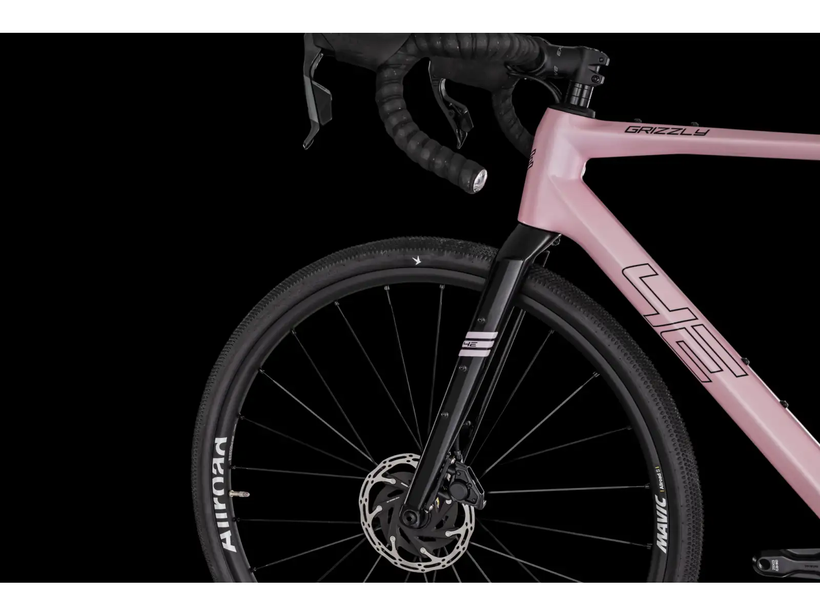 4Ever Grizzly AXS gravel bike Coral/Black