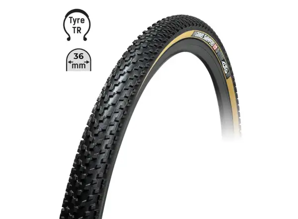 Tufo Swampero TR 700x40c gravel tire kevlar black/beige