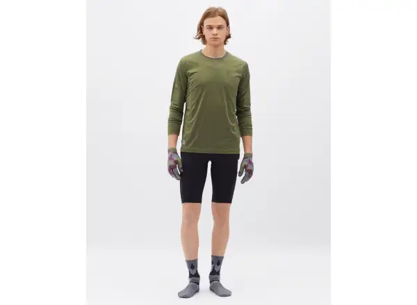 Silvini Casalo men's jersey long sleeve Olive/Charcoal