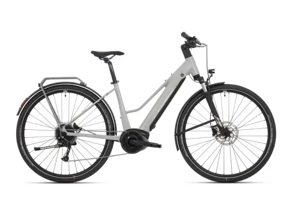 Superior eXR 6050 BL trekking e-bike Gloss Gray/Chrome Silver