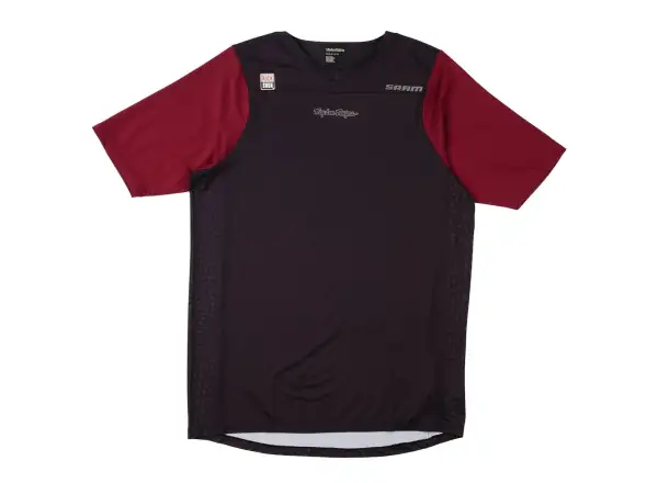 Troy Lee Designs x SRAM Skyline men's jersey short sleeve Radioscape Black/Berry