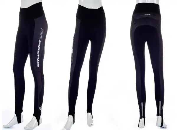 Crussis One women's cycling pants black/white