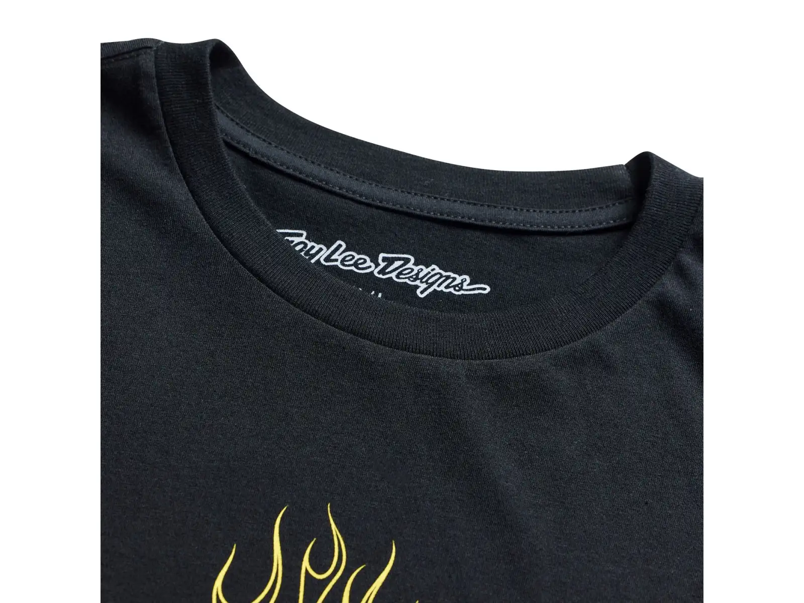 Troy Lee Designs Flame 2 men's short sleeve T-shirt Black