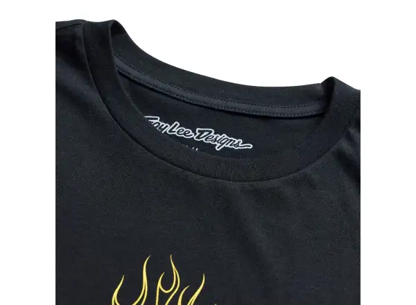 Troy Lee Designs Flame 2 men's short sleeve T-shirt Black